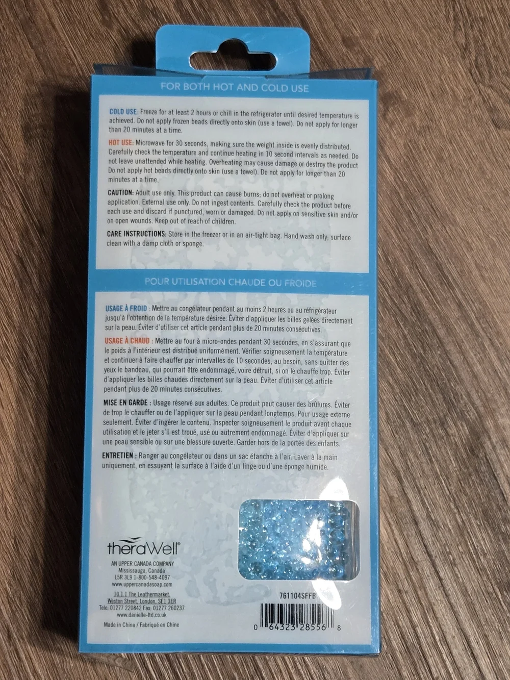 Cooling Body Wrap in Blue